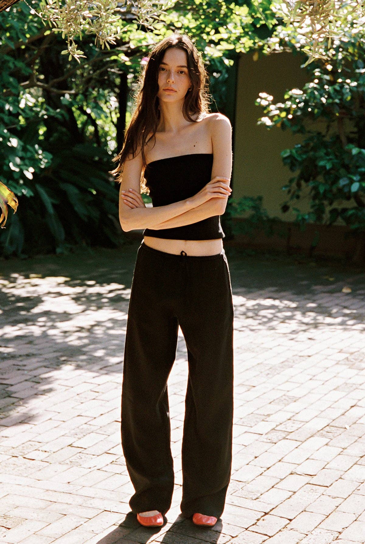 Linen Drawstring Pant