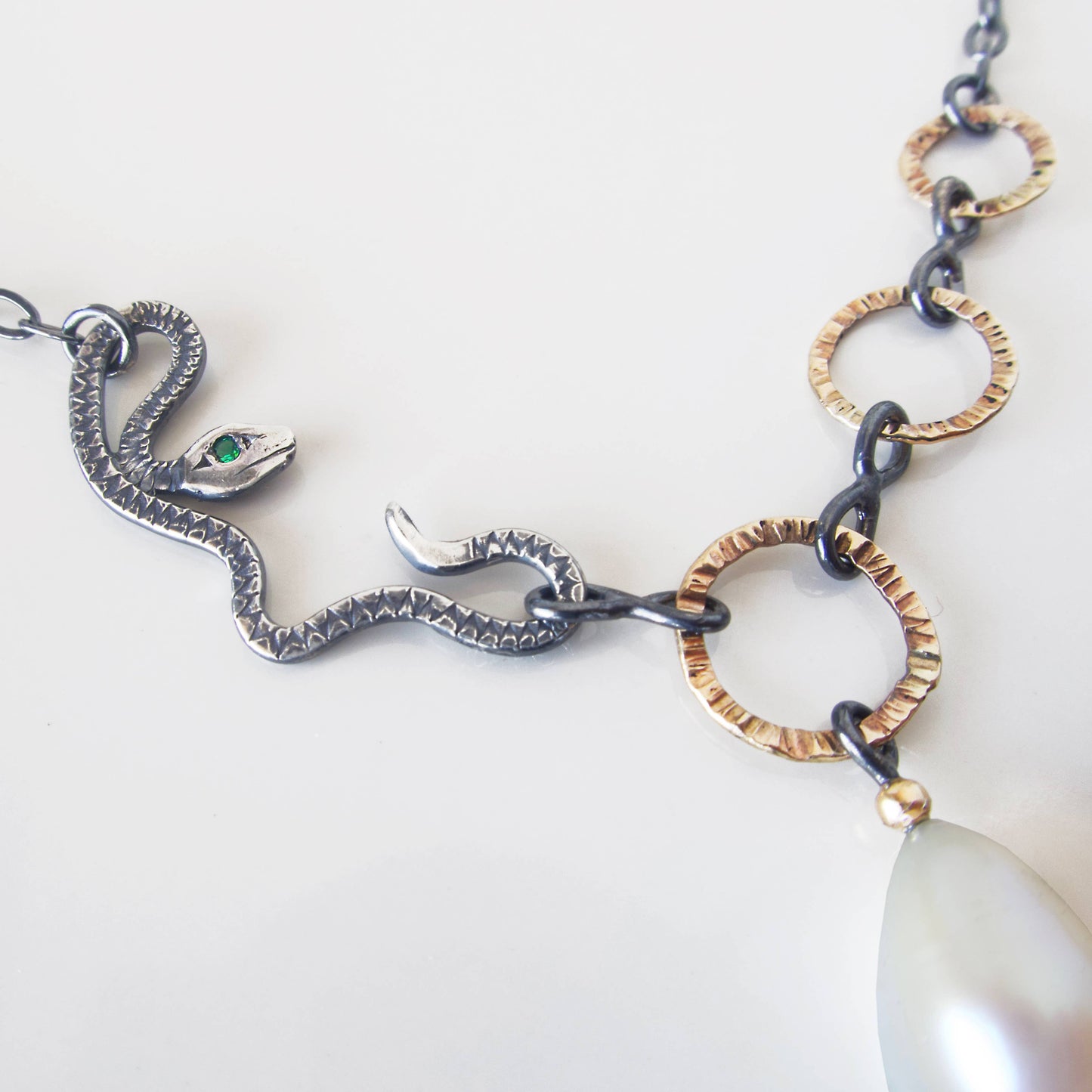 Pearl Viper Necklace