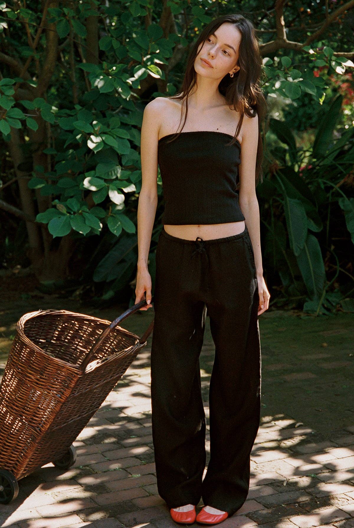 Linen Drawstring Pant