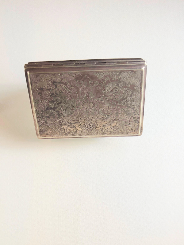 Persian Silver Cigarette / Card Case