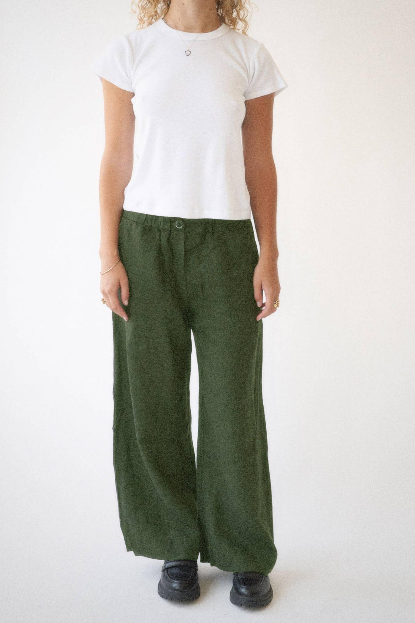 Washed Linen Trouser