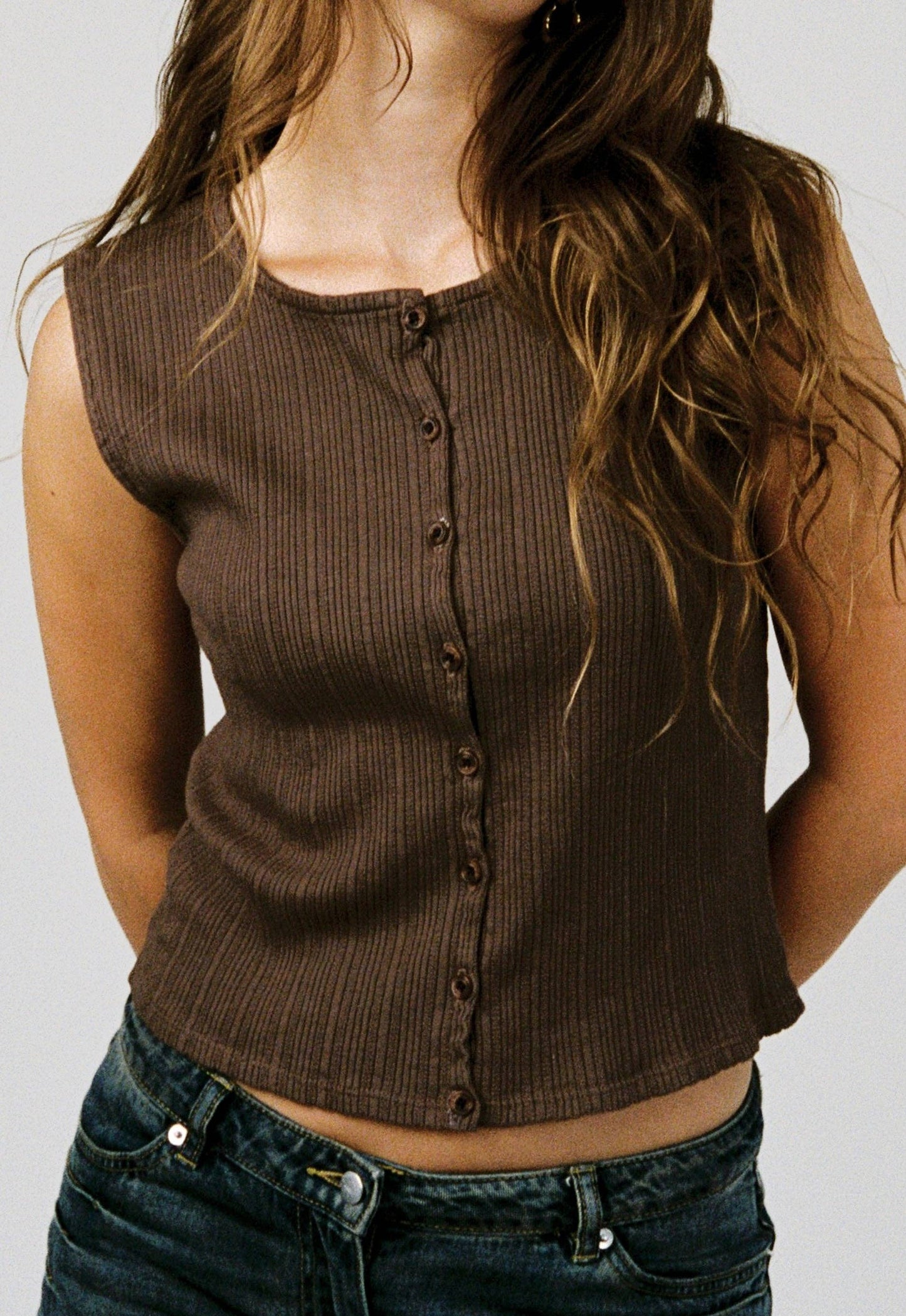 Pointelle Shell Top