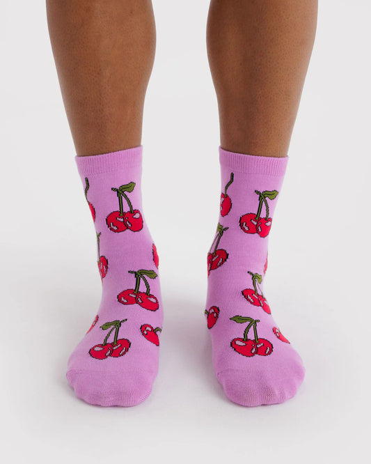 Crew Sock - Cherries