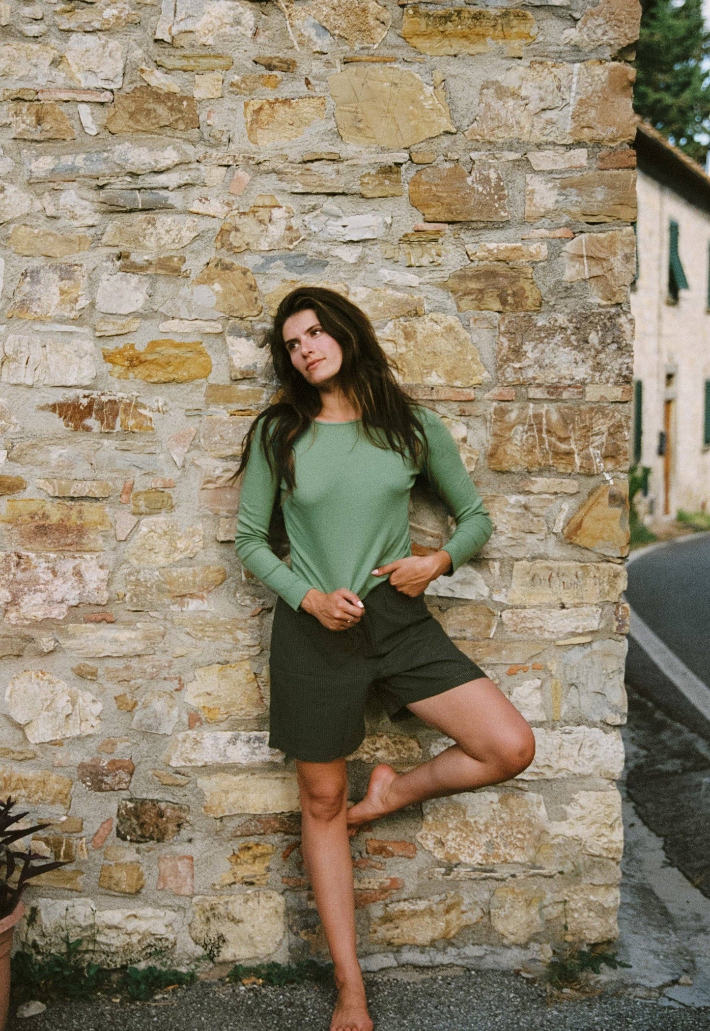 Linen Simple Short