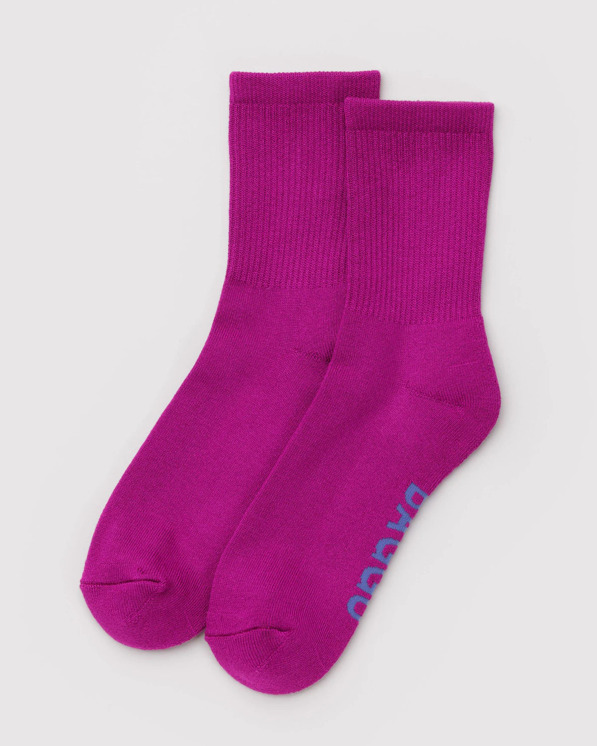 Ribbed Sock - Deep Fushcia