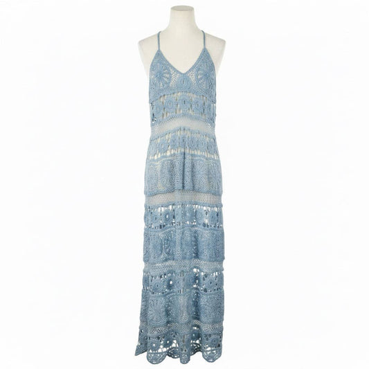 Lace Light Indigo Dress