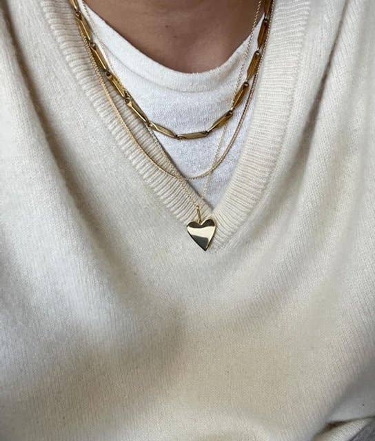 La Homme Bar Link Chain Necklace