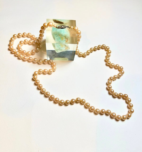 Vintage 34" Pearl Necklace