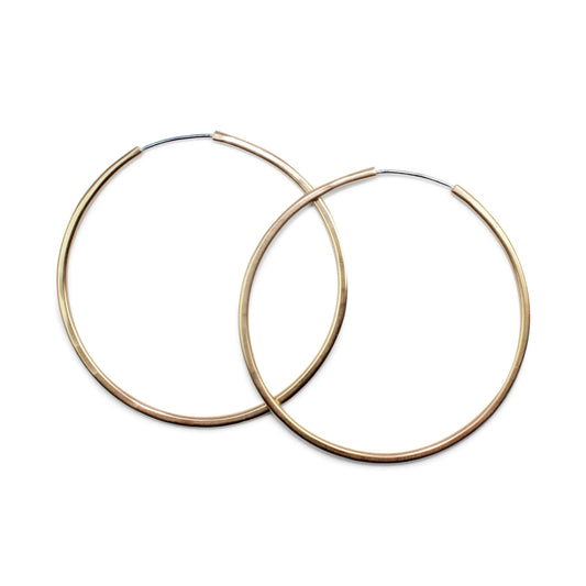 Amanda Hunt Day Gold Fill Hoops - Large