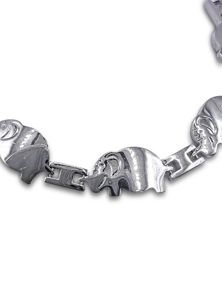 Sterling Silver Elephant Bracelet