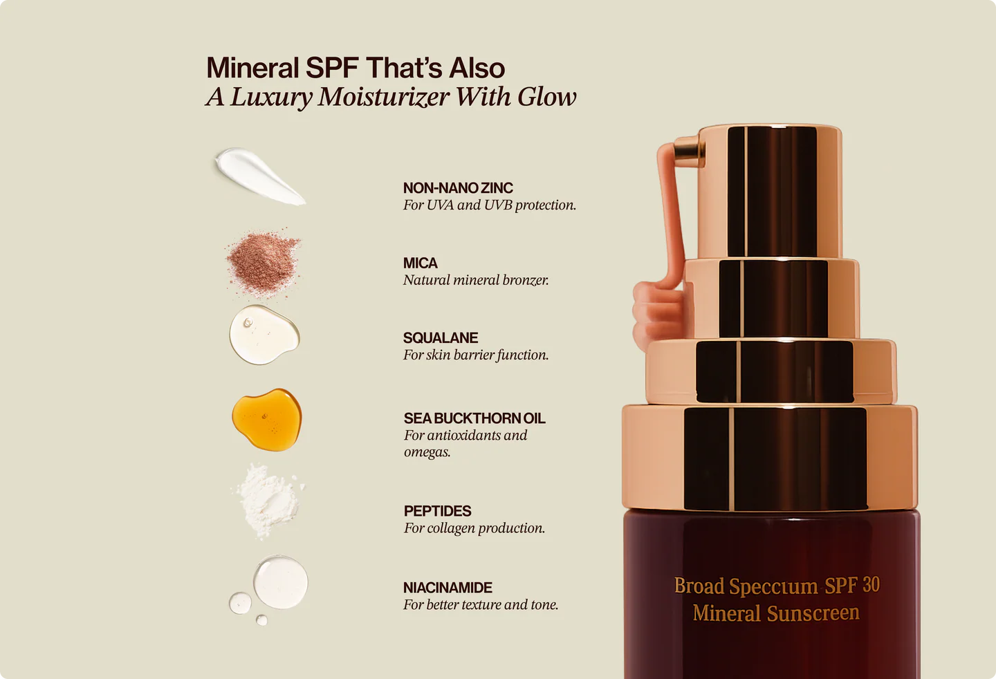 The One Warm Glow Daily Sun Cream (SPF 30)