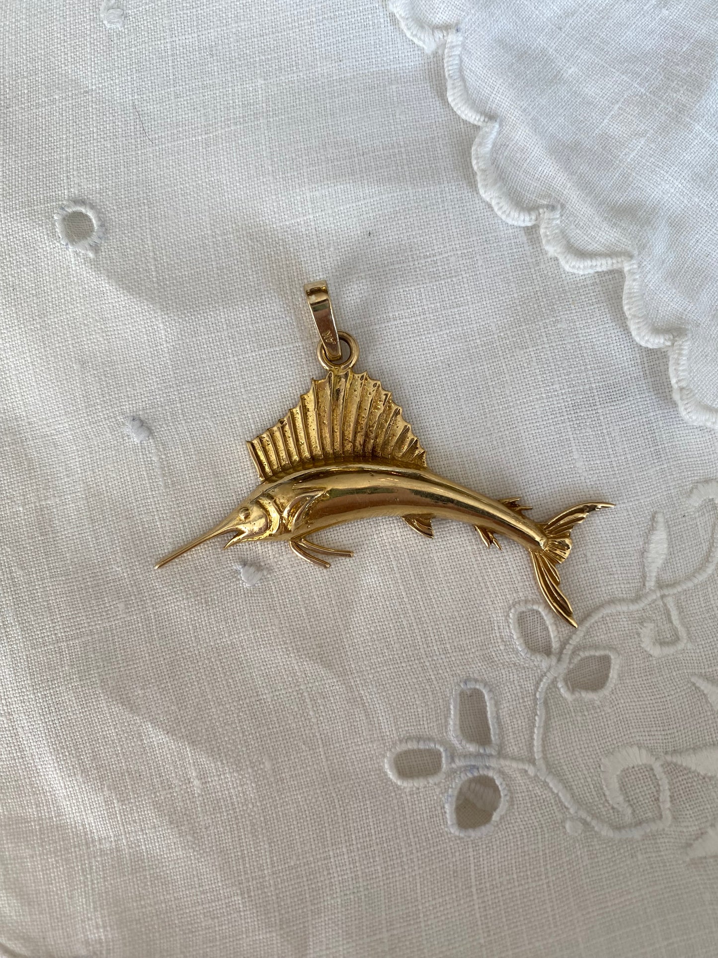 Vintage 14k Swordfish Charms