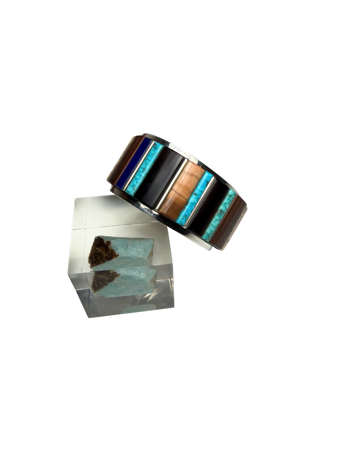 Turquoise Cuff, Navajo Hanson "Moogie" Smith