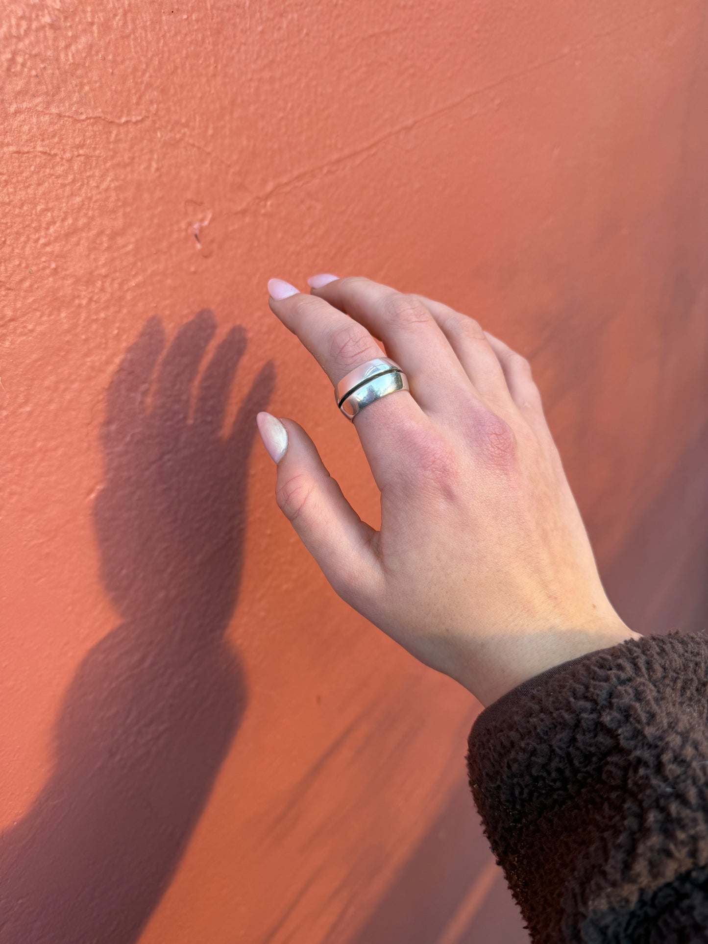 Sterling Band w Simple Line