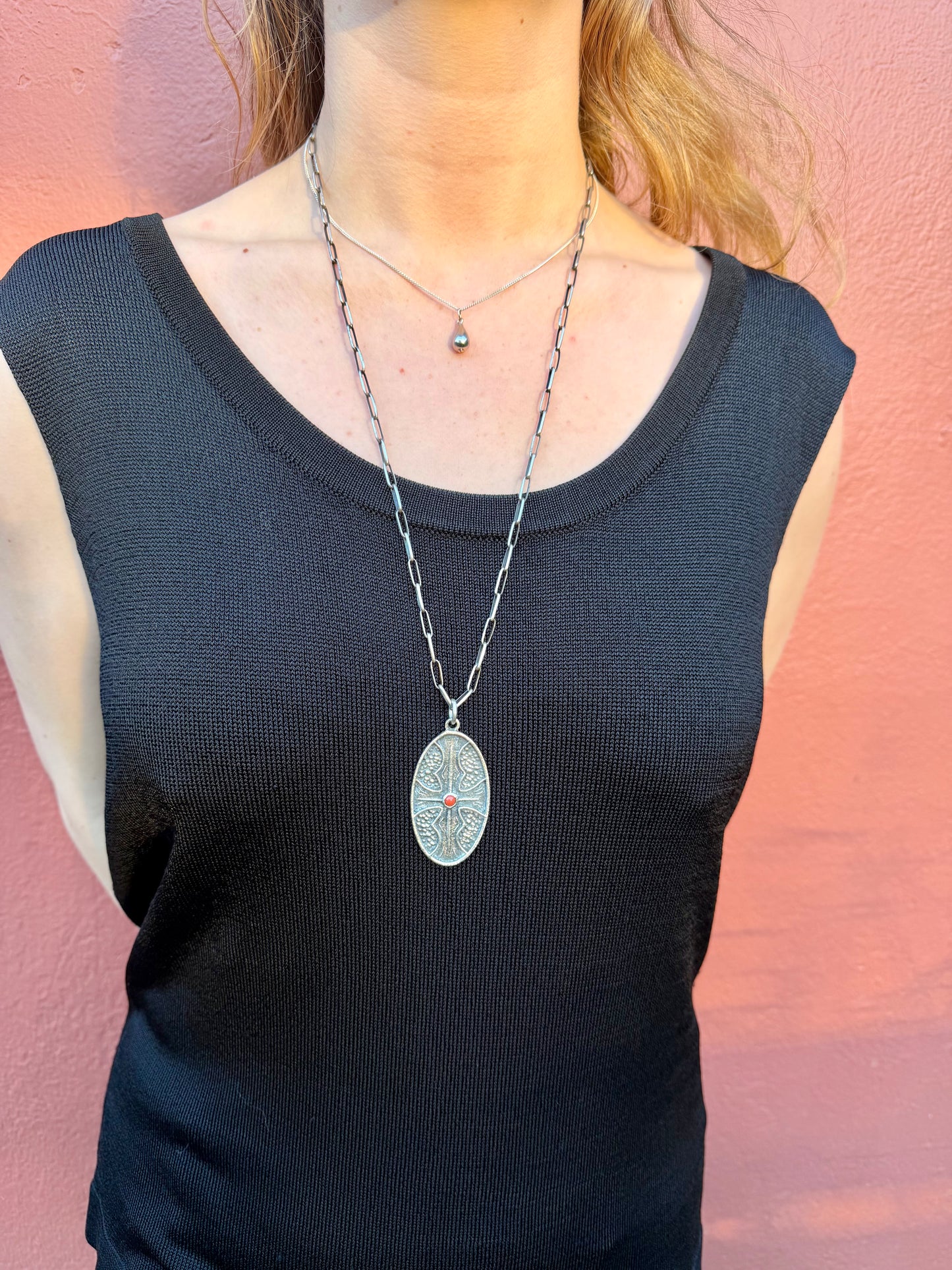 Tufa Cast cross - Navajo, Monty Claw