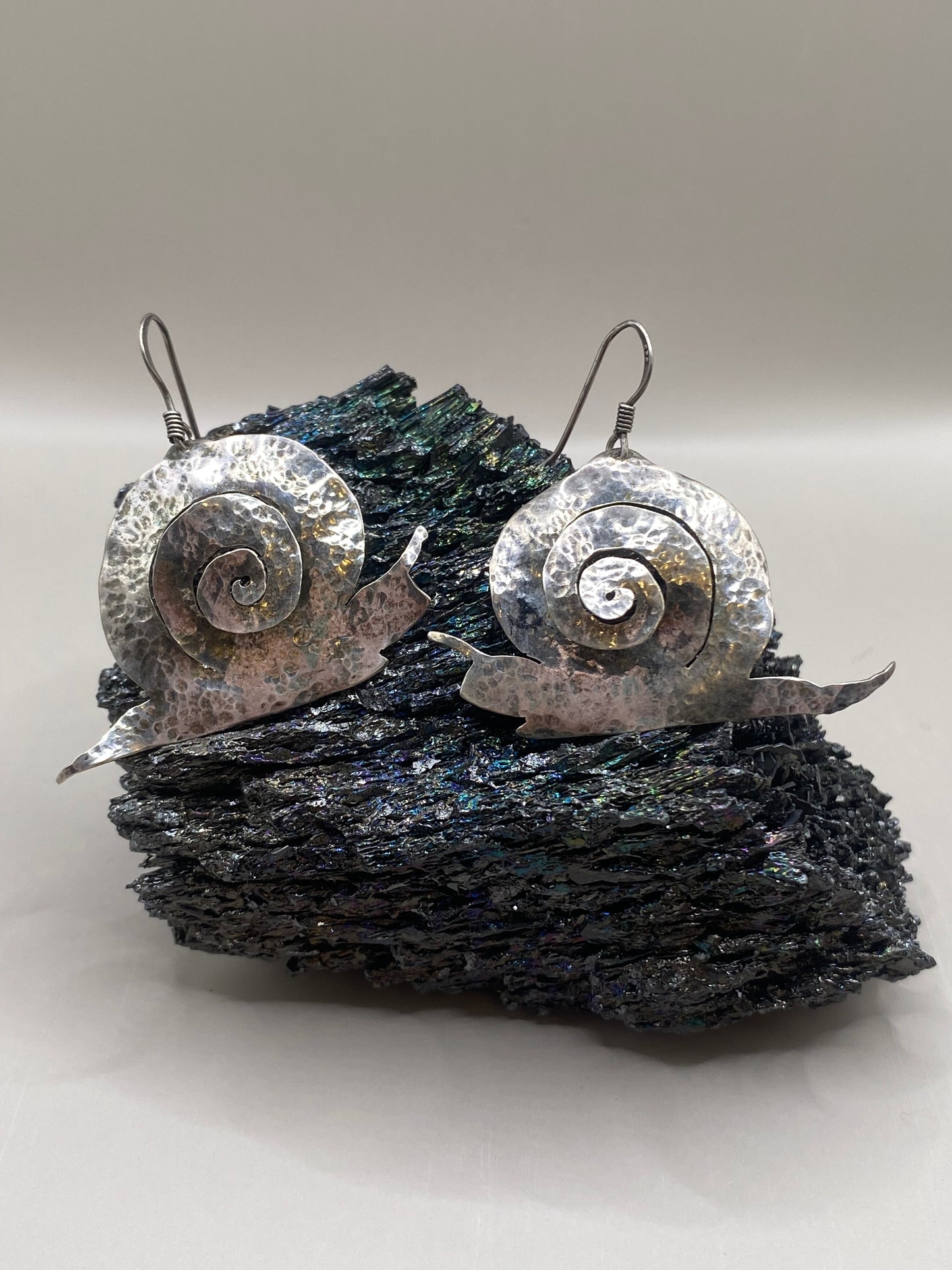 Sterling Snail Earrings