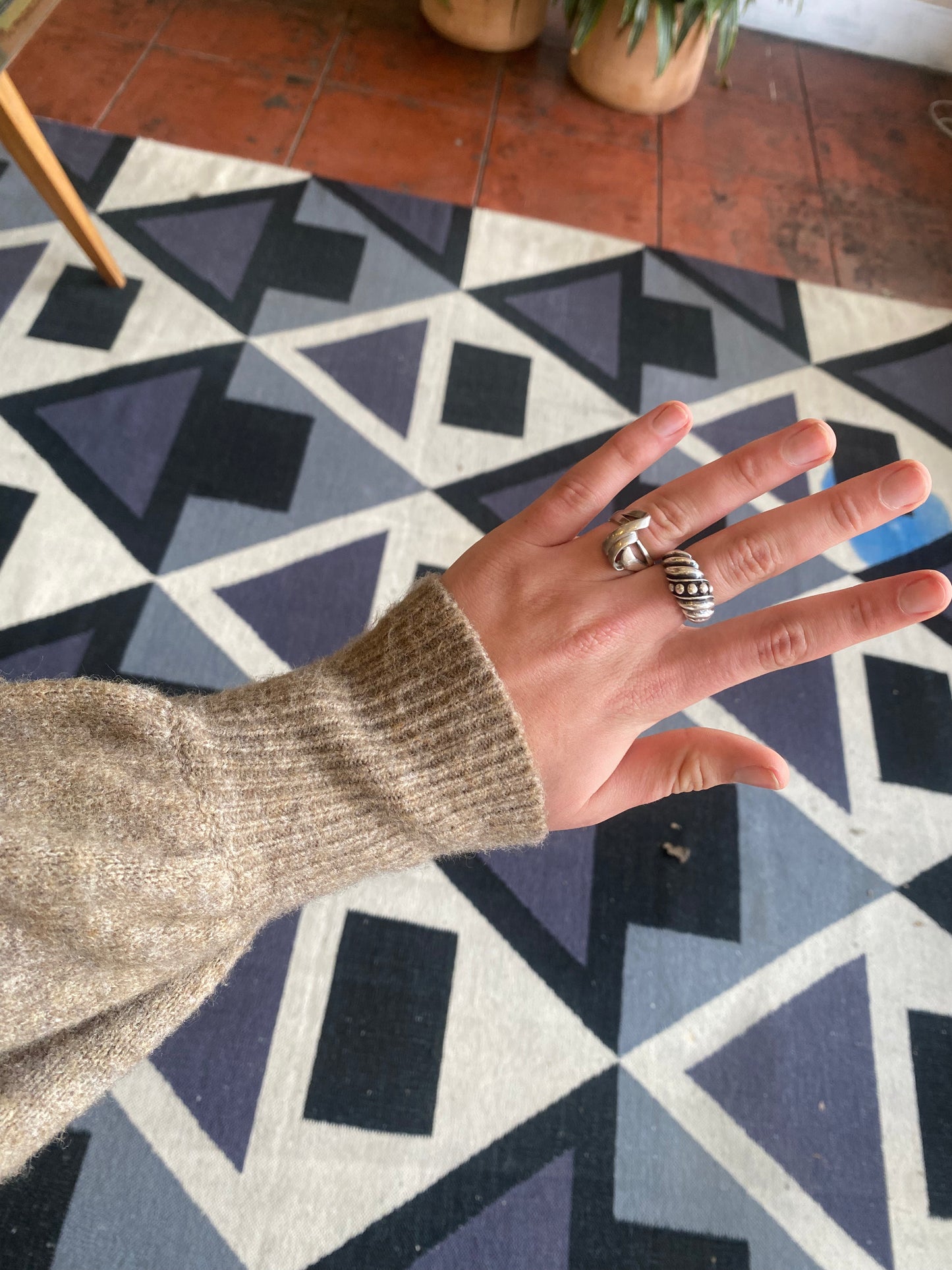 Freeform Ribbon Vintage Ring