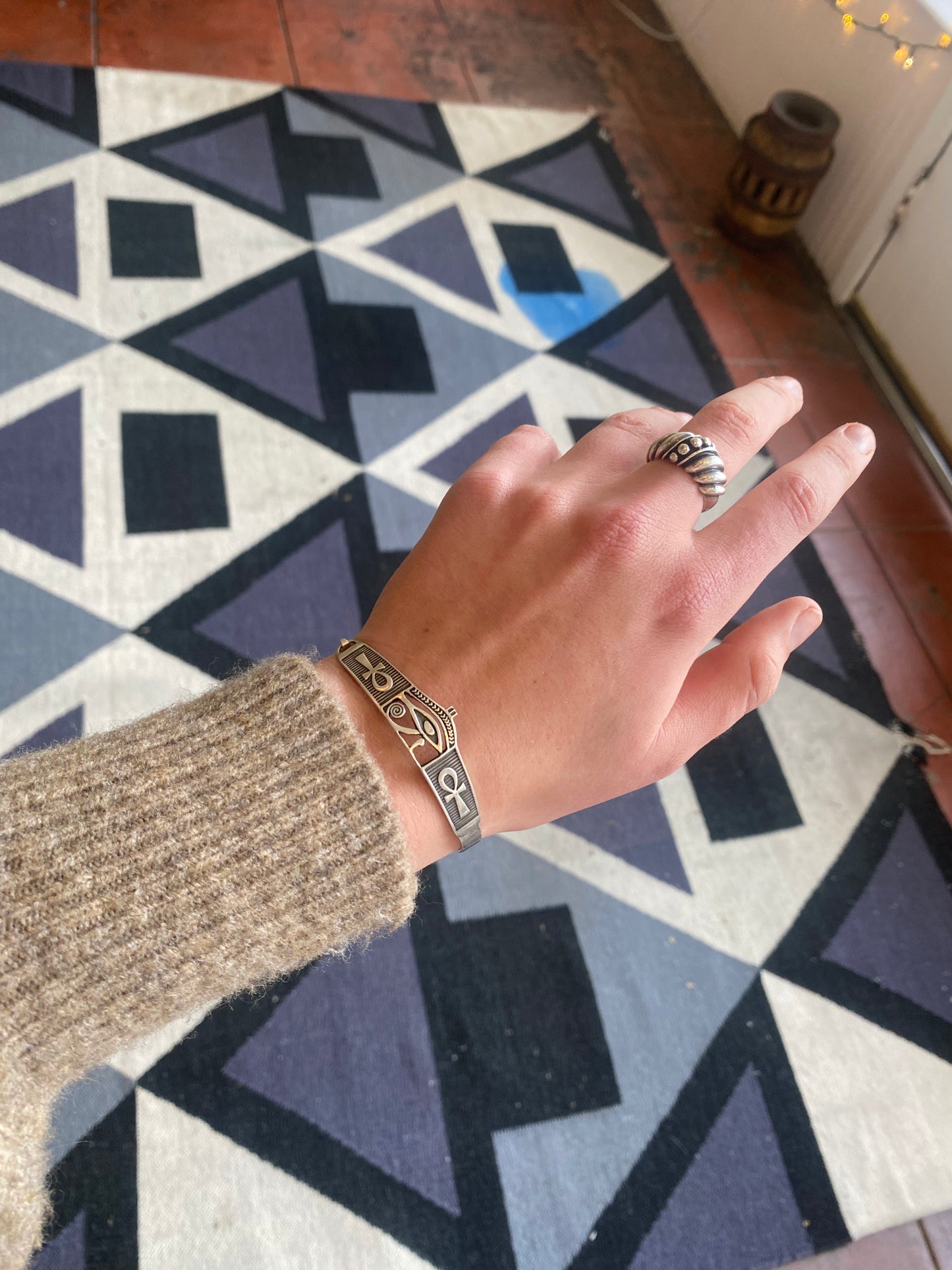 Silver Egyptian Bracelet