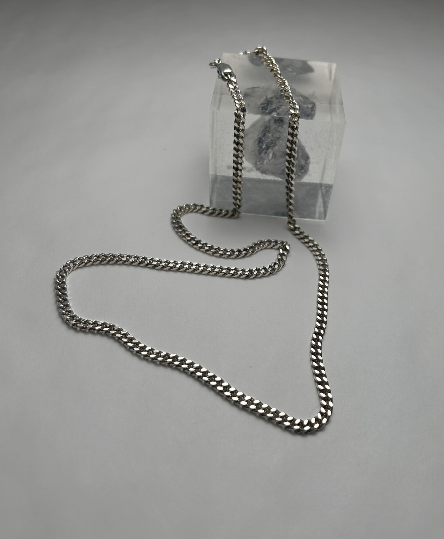 Sterling Curb Chain