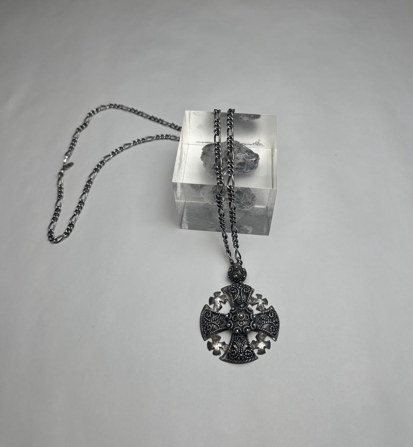 Jerusalem/ Crusaders Cross Sterling Necklace