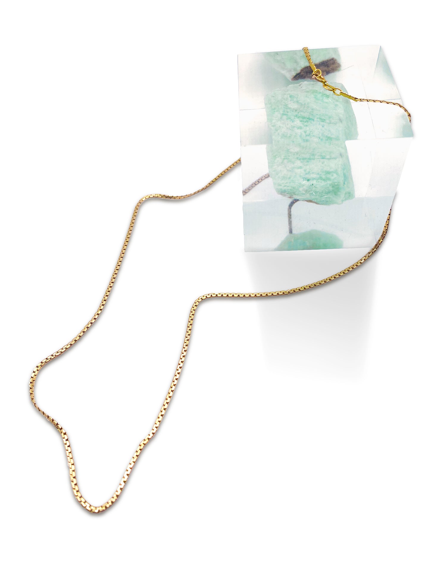 22" 14K Gold Serpentine Chain