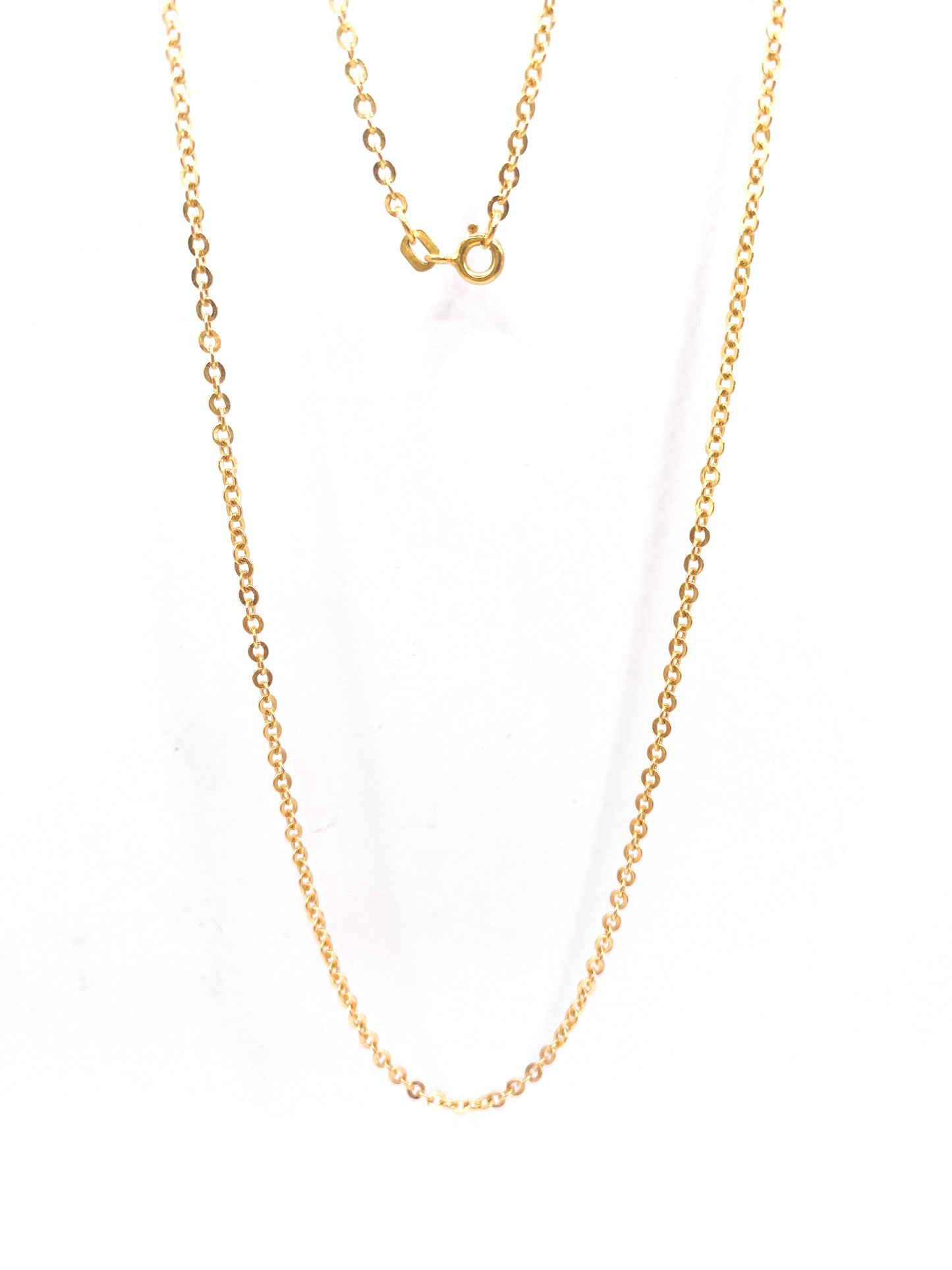 20" 14K Gold Large O-Shape Chain