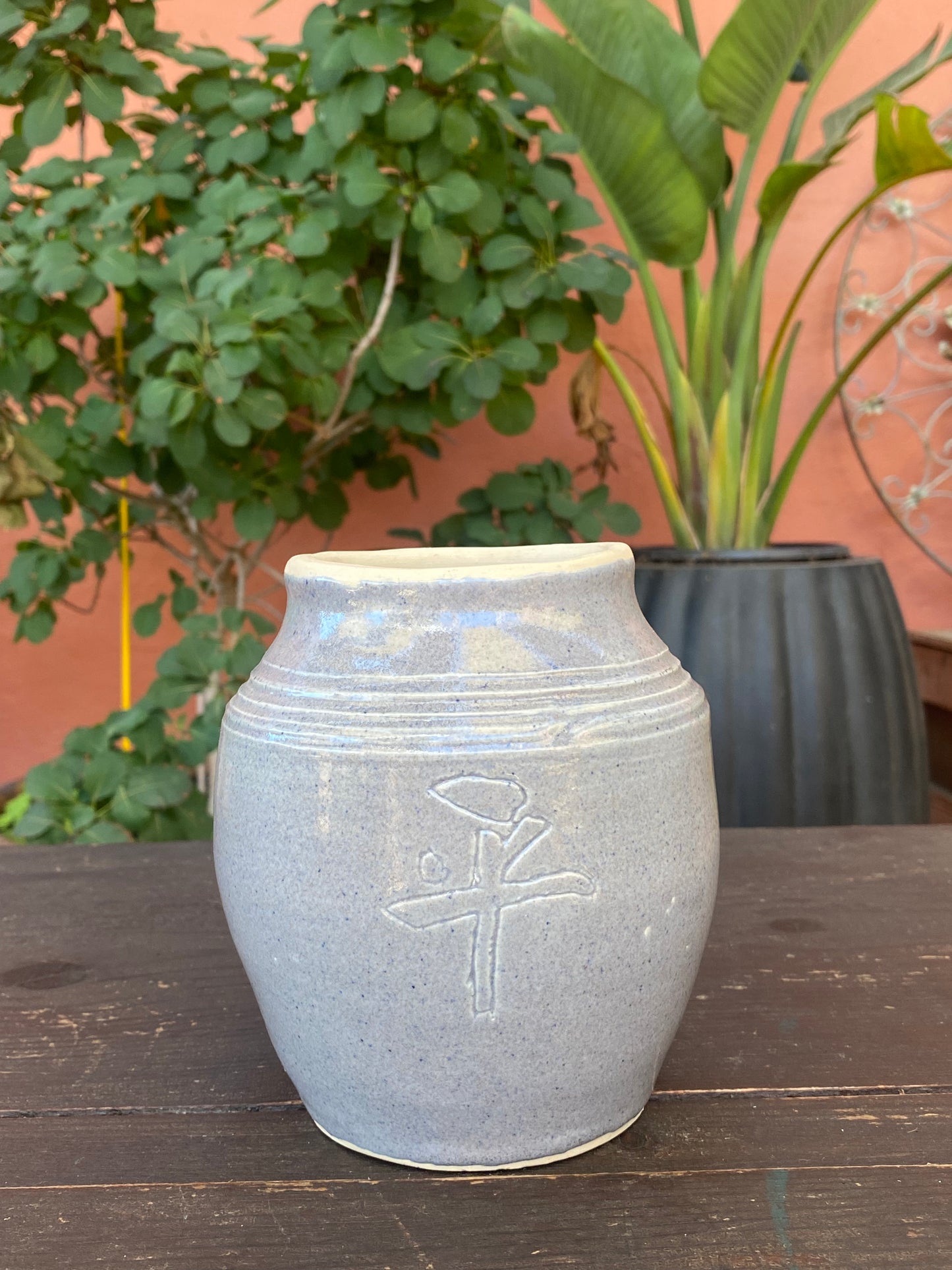 Grey Ceramic Vessel