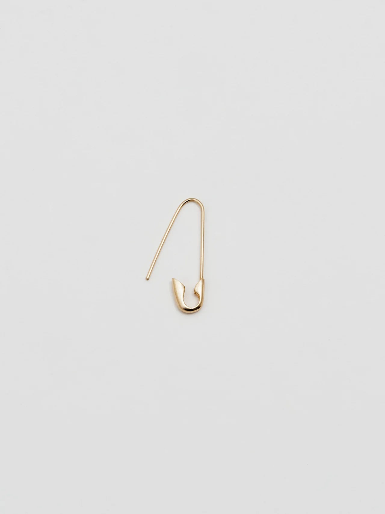 Safety Pin Earrings 14K