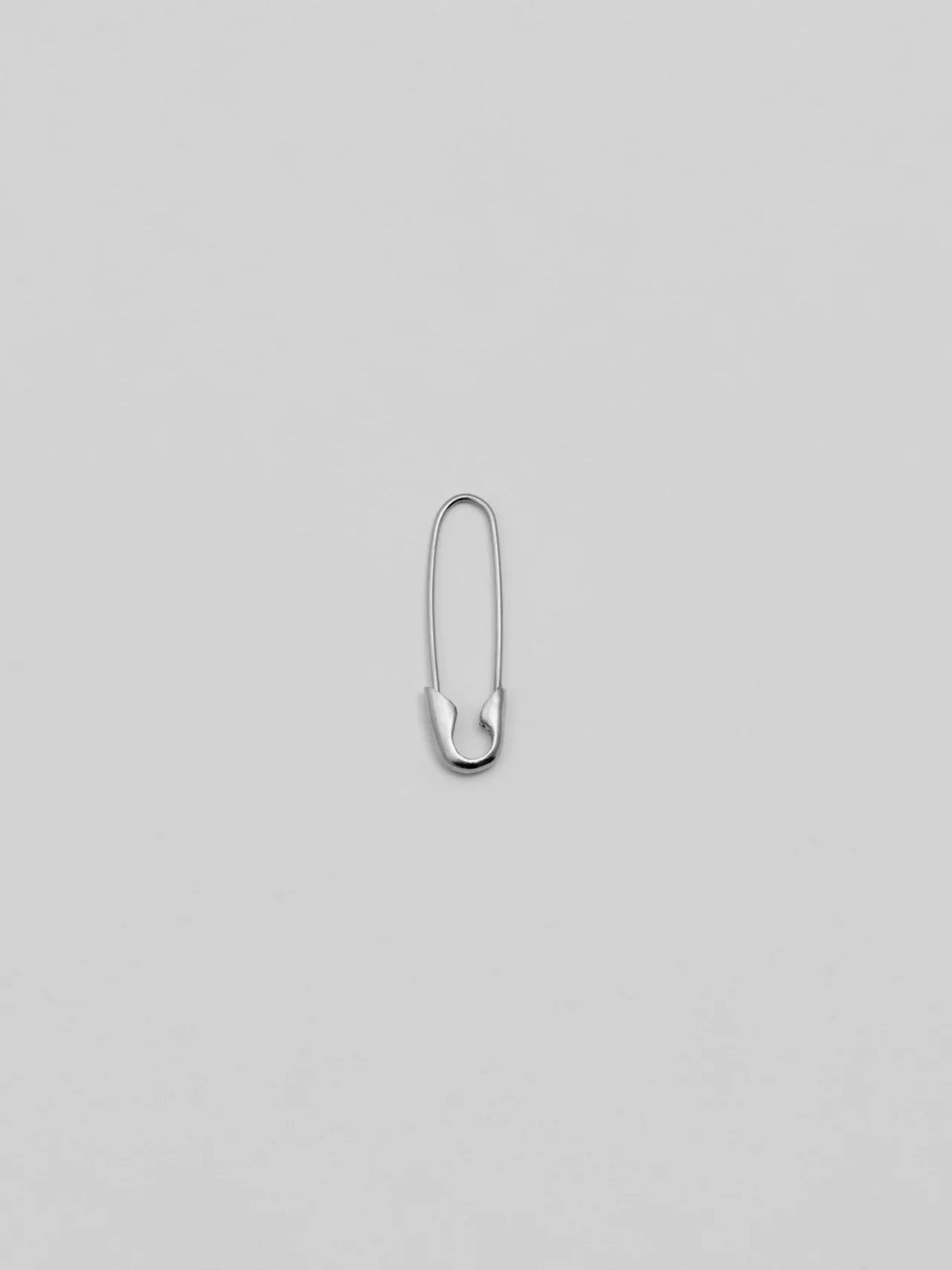 Safety Pin Earring Sterling Silver