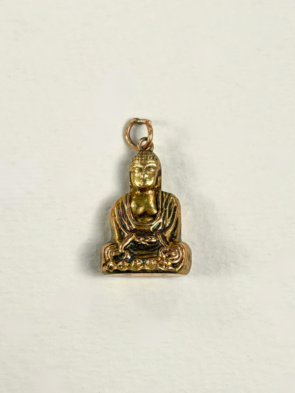 14k Gold Buddha Charm