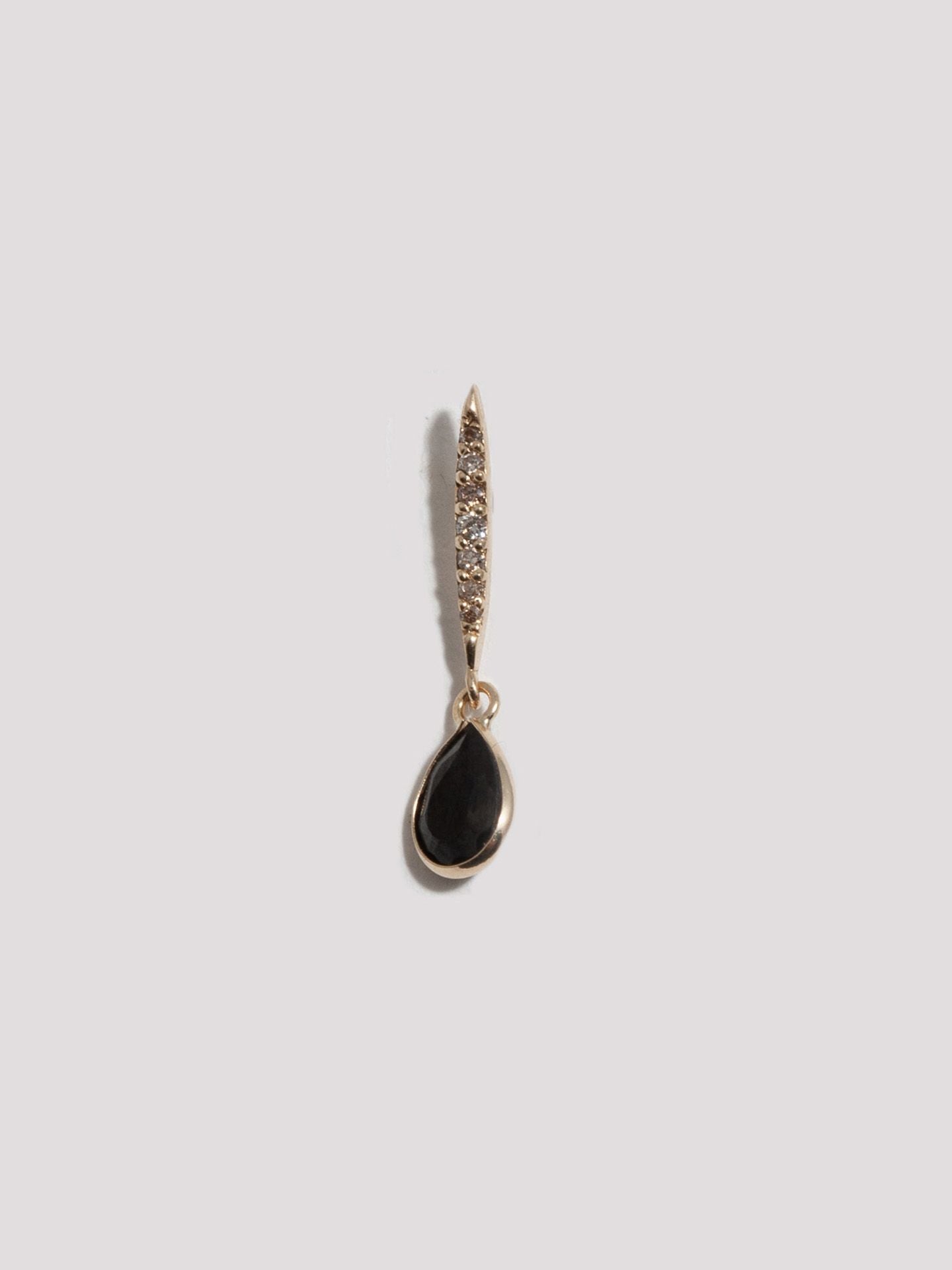 Deco Spear Teardrop Stud