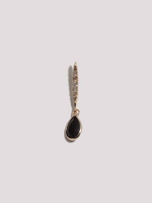 Deco Spear Teardrop Stud