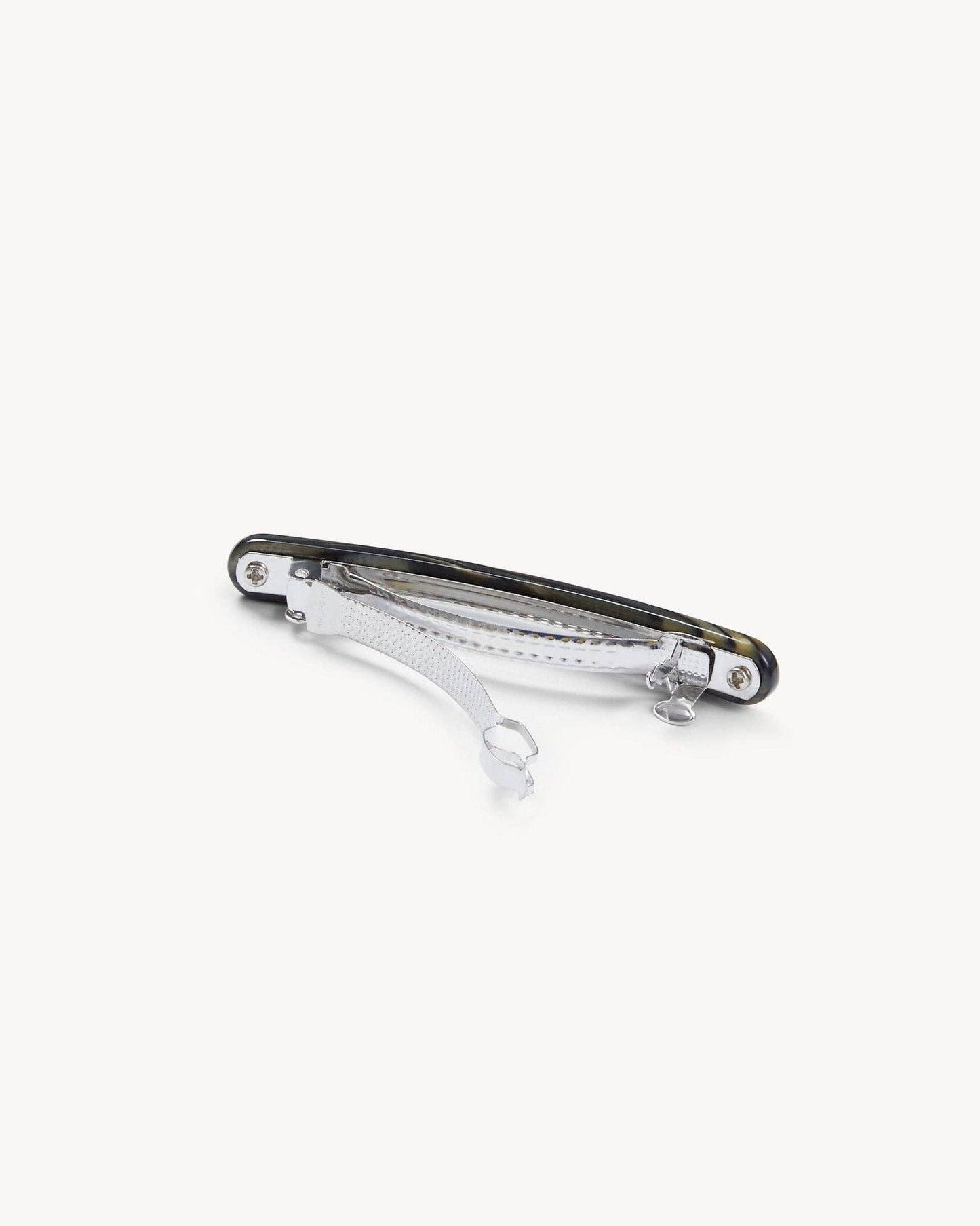 Midi Paris Barrette in Midnight Horn