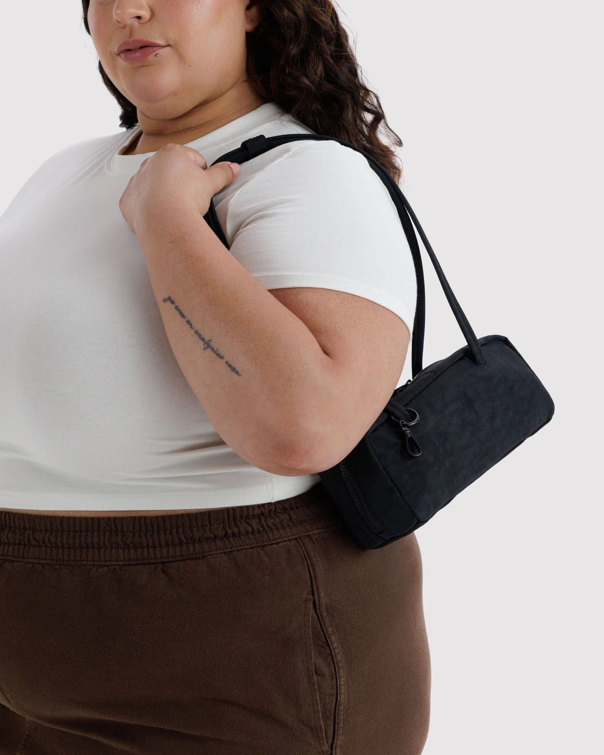 Small Nylon Bowler Bag