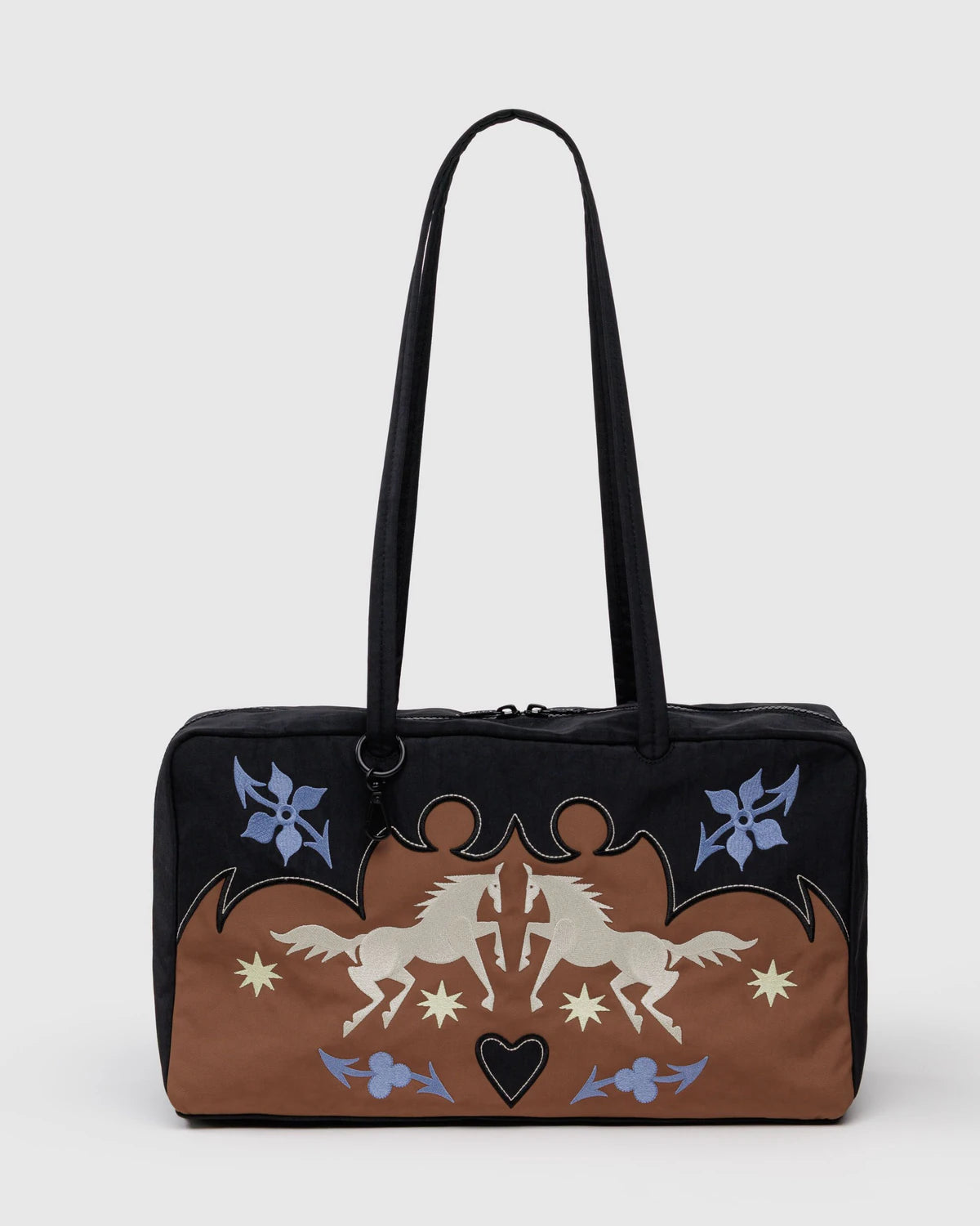 Baggu Nylon Bowler Bag in Western Applique
