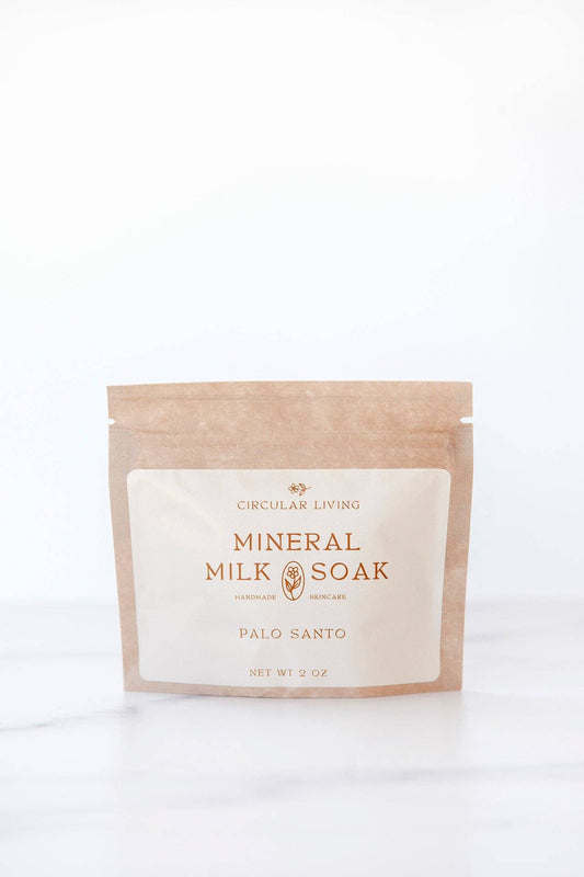 Mineral Milk Soak Sachet, Palo Santo