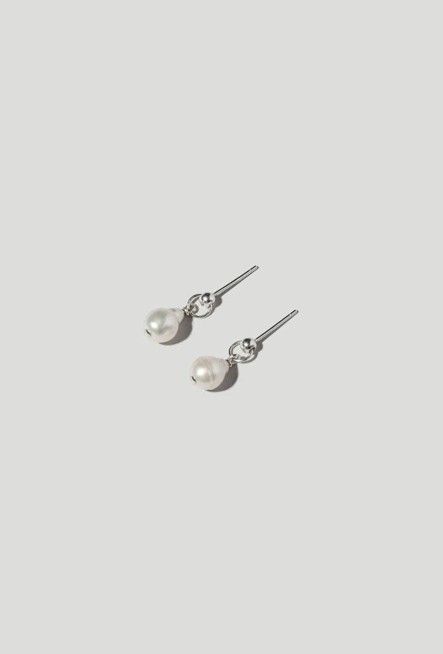 Balle Pearl Studs Sterling Silver