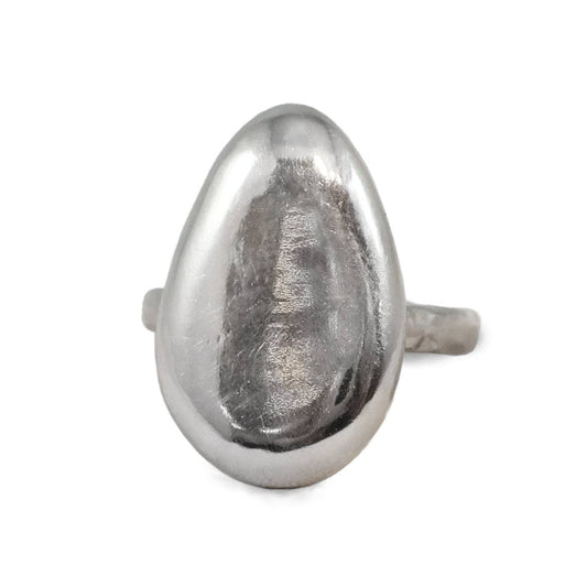 Sterling Silver Egg Ring