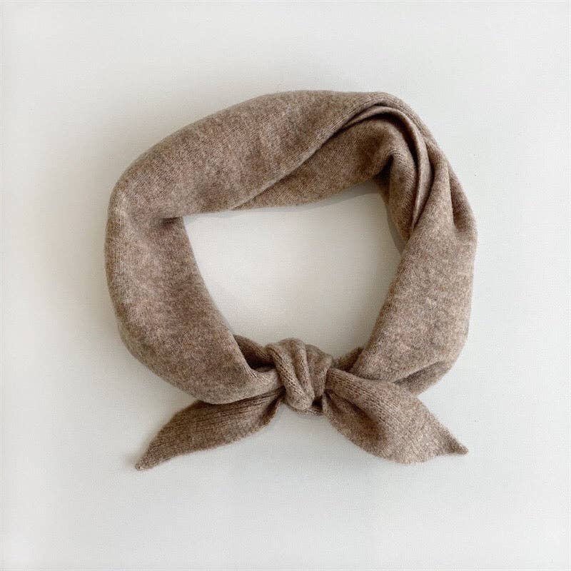 FUZZY WOOL CRAVAT SCARF - Mid of December