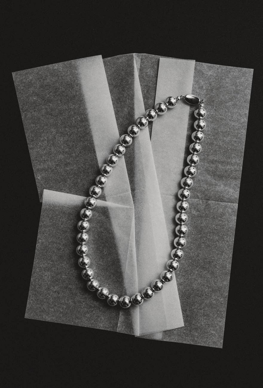 Silver Senna Necklace