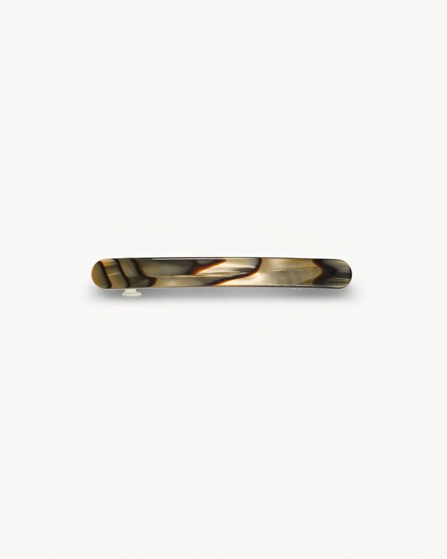 Midi Paris Barrette in Midnight Horn