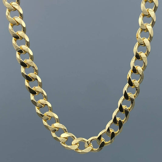 7mm Gold-filled Curb Chain