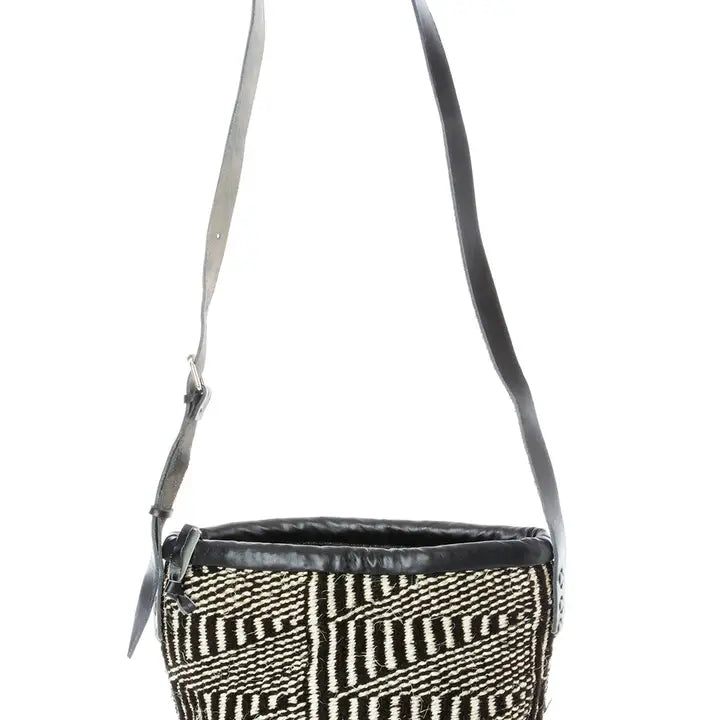 Pen & Ink Patterned Sisal Purse