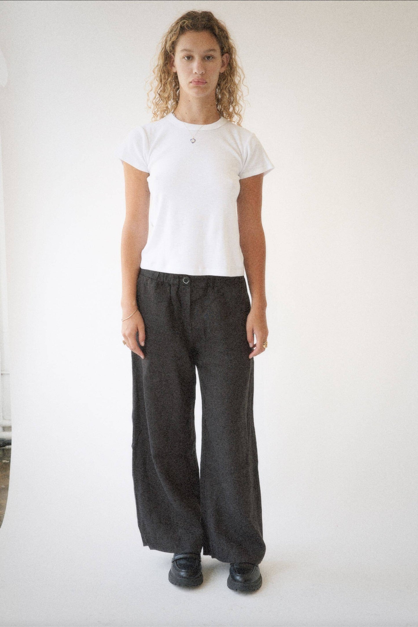 Washed Linen Trouser