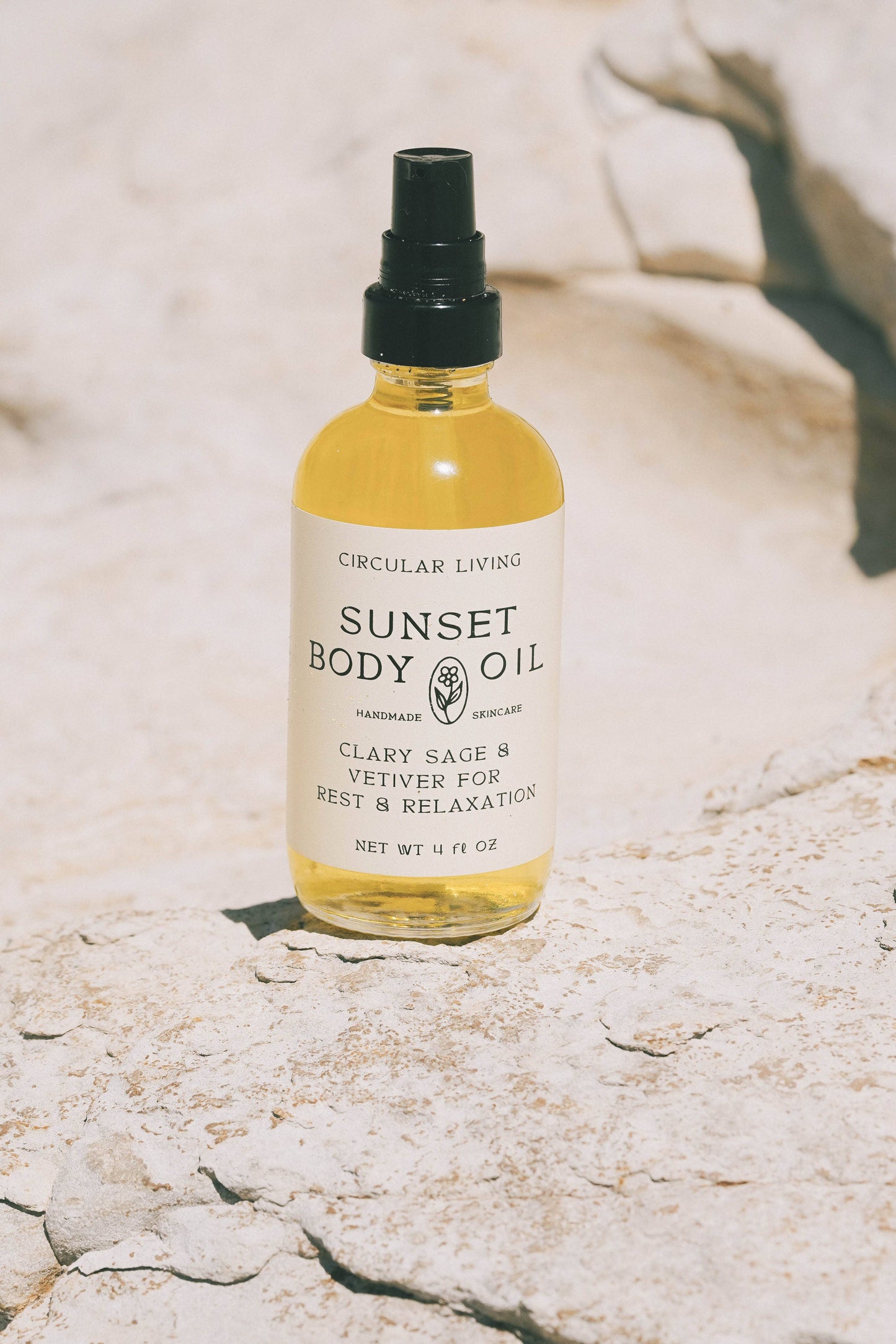 Sunset Body Oil: Clary Sage & Vetiver