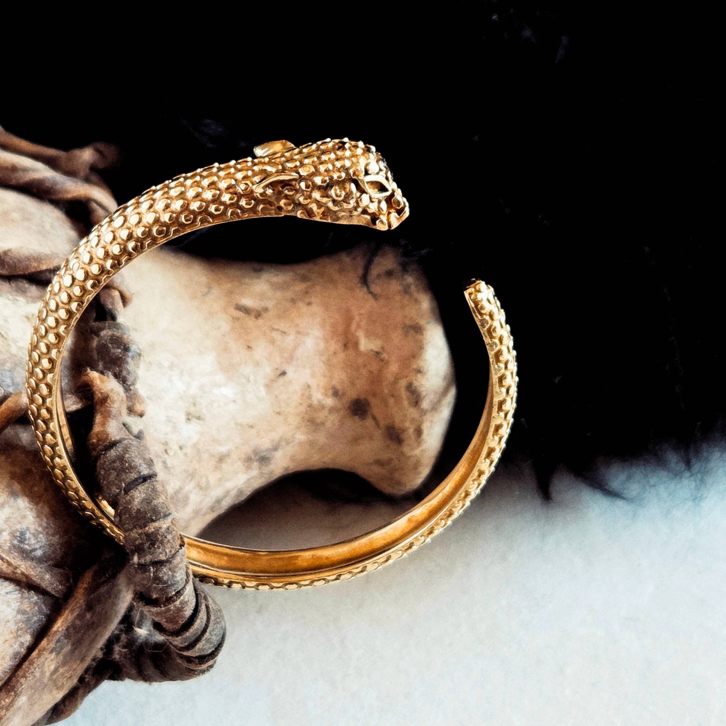 Bisjoux Brass Tiger Cuff