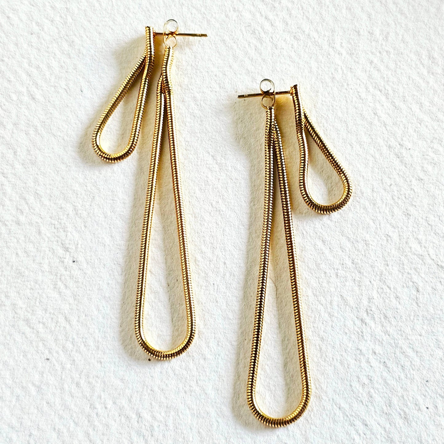 Snake Chain Lariat Necklace