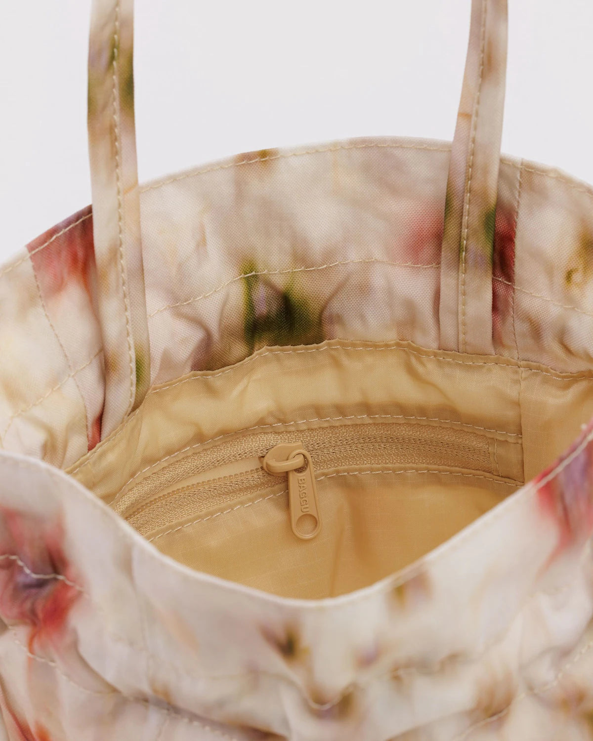 Nylon Drawstring Bag - Abstract Floral