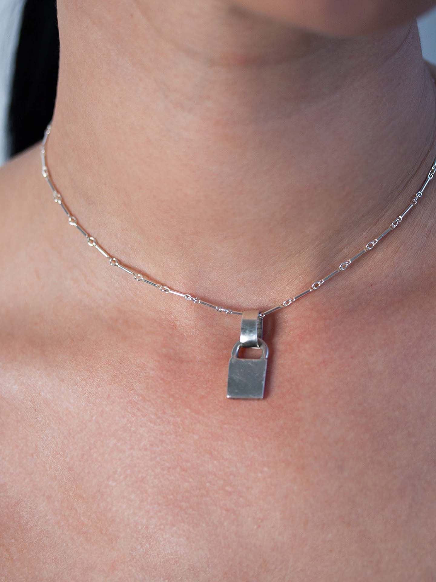 Padlock Pendant Necklace